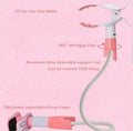 Blue baby feeding bracket with 1.05 metre extended length for lactation stage support