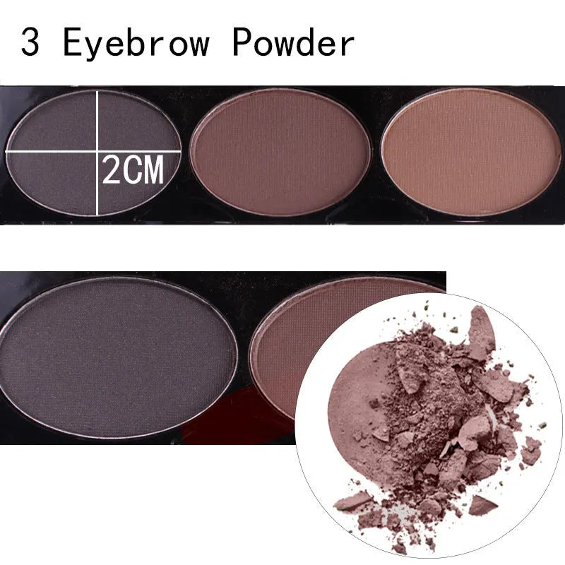 MISS ROSE 144 Colour 3-in-1 eyeshadow blush eyebrow makeup palette