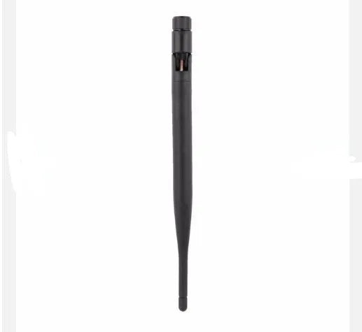 2.4GHz 5dBi WiFi antenna with SMA male connector and flexible rubber body