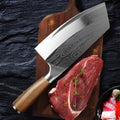 320mm stainless steel kitchen knife with forged 40Cr13 steel blade for kitchen use