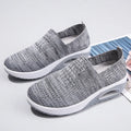 Women's casual running shoes with air cushion and PU mesh upper in various colours