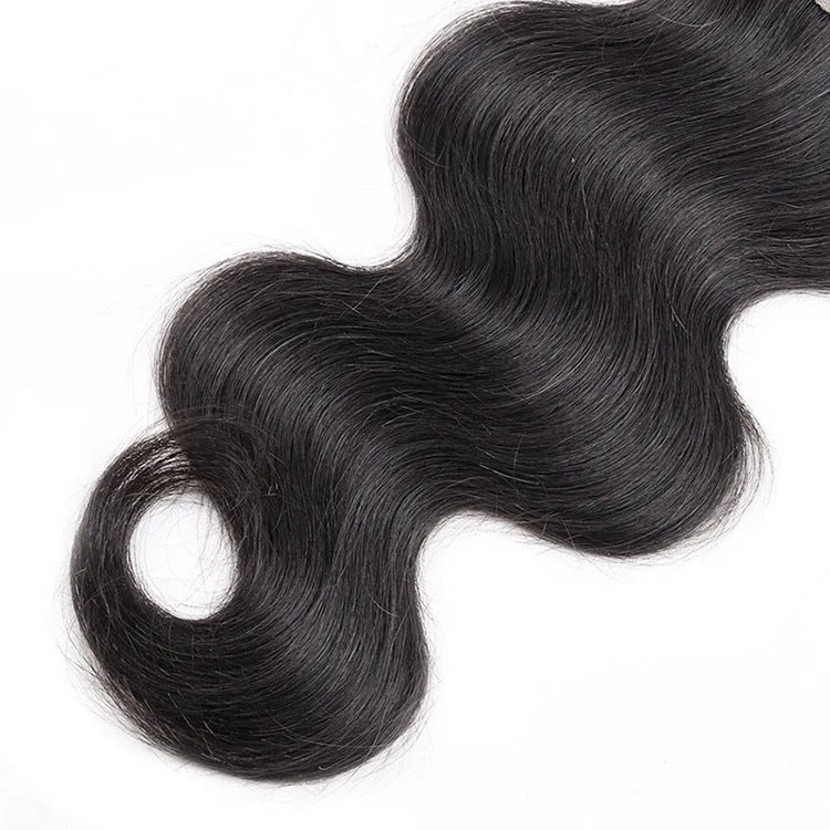 Brazilian human hair bundles with closure in straight texture ombre colour 10 inch and 8 inch lengths