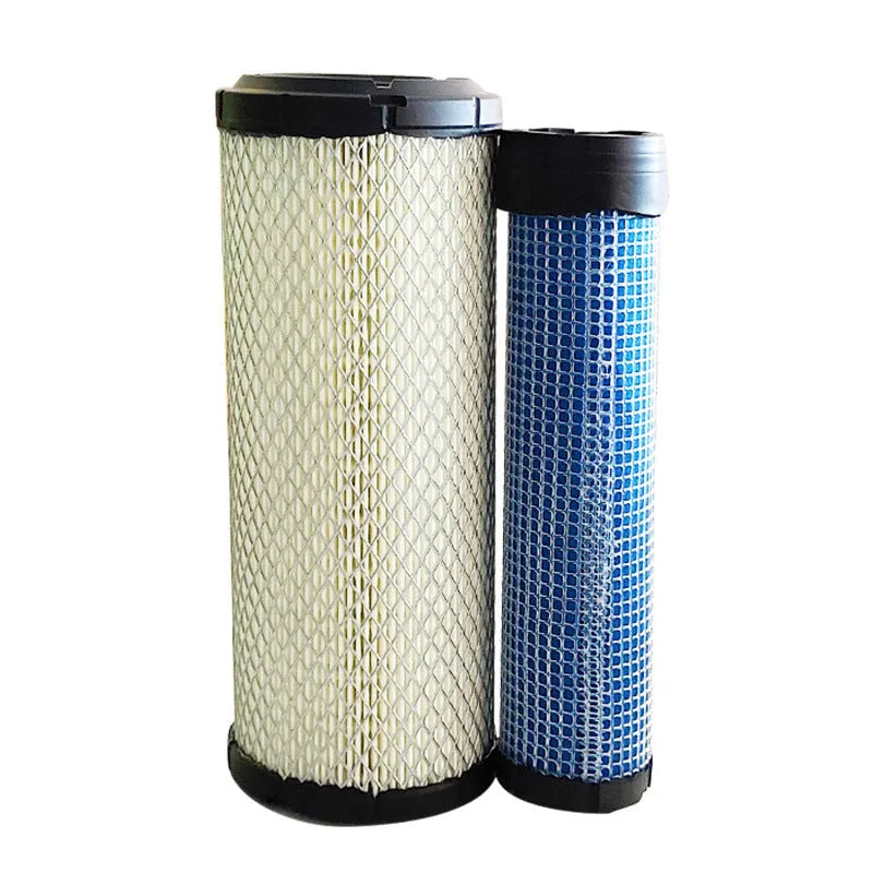 Donaldson 1027 model air filter with wood pulp filter paper element and specified dimensions.