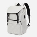 Light green 15.6 inch lightweight nylon school travel backpack with external pocket