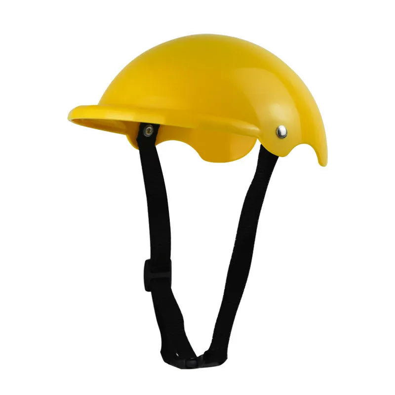 Small S size plastic pet safety helmet for dogs and cats in four colour options