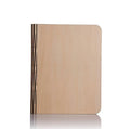 Solid wood USB book light in three size options with white and warm white light settings