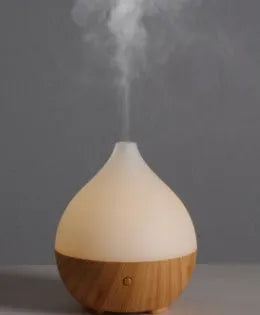 Asakusa wood grain finish 100ml USB aroma diffuser with vase shape for home aromatherapy