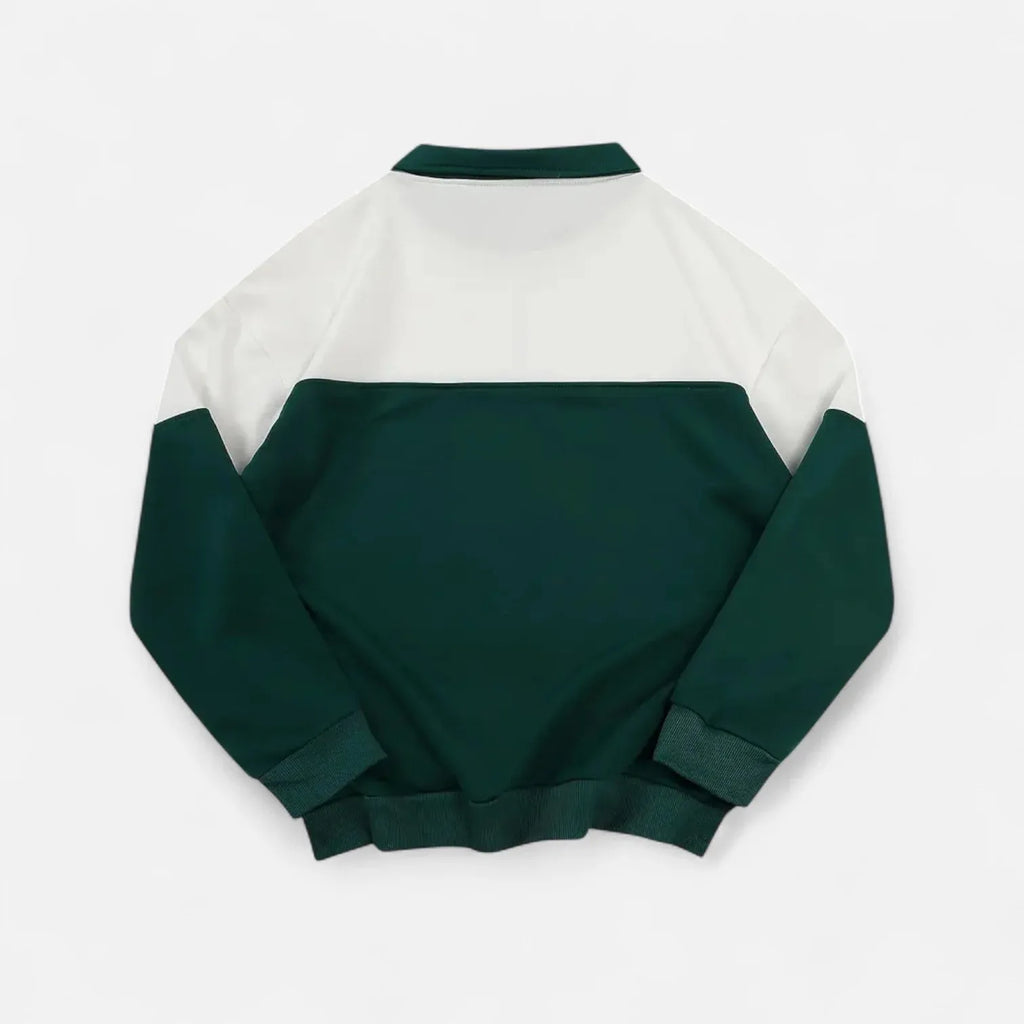 3D digital print stand collar pullover sweater in autumn winter colours, long sleeve polyester fibre top for men and women