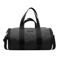 Black waterproof Oxford cloth sports handbag for men and women, suitable for leisure travel.