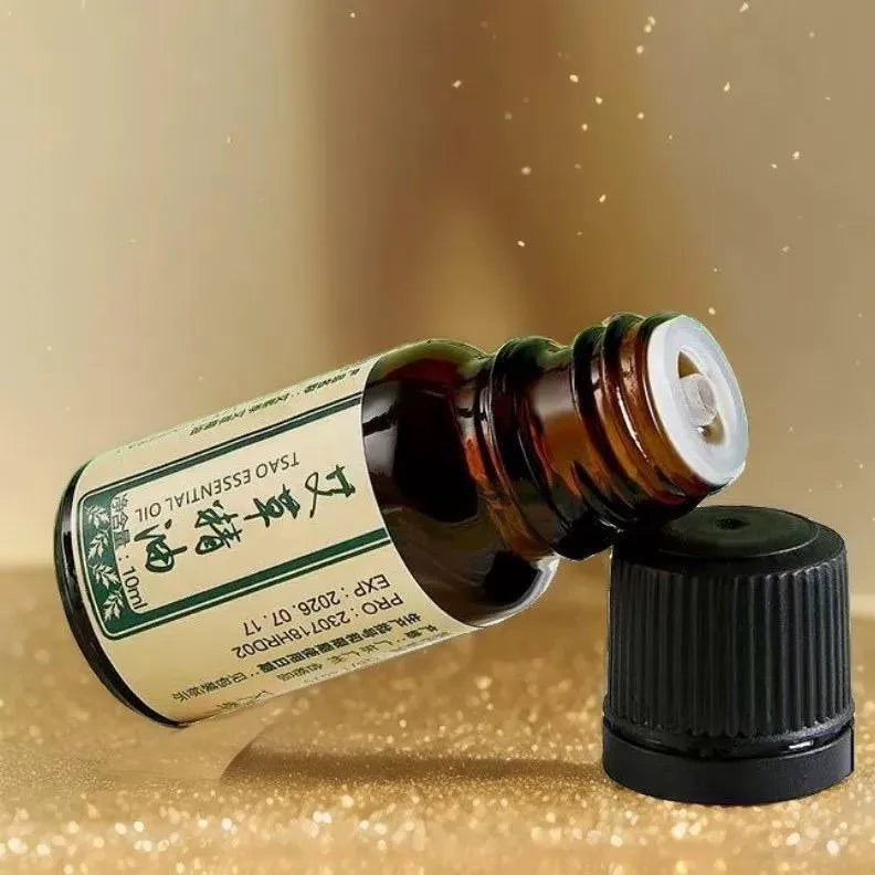 Stone moxibustion gua sha jar set with moxa sticks, essential oil, and traditional Chinese medicine tools