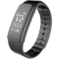 I6 Smart Sports Bracelet with black or green TPU wristband and 0.96-inch touch screen on wrist.