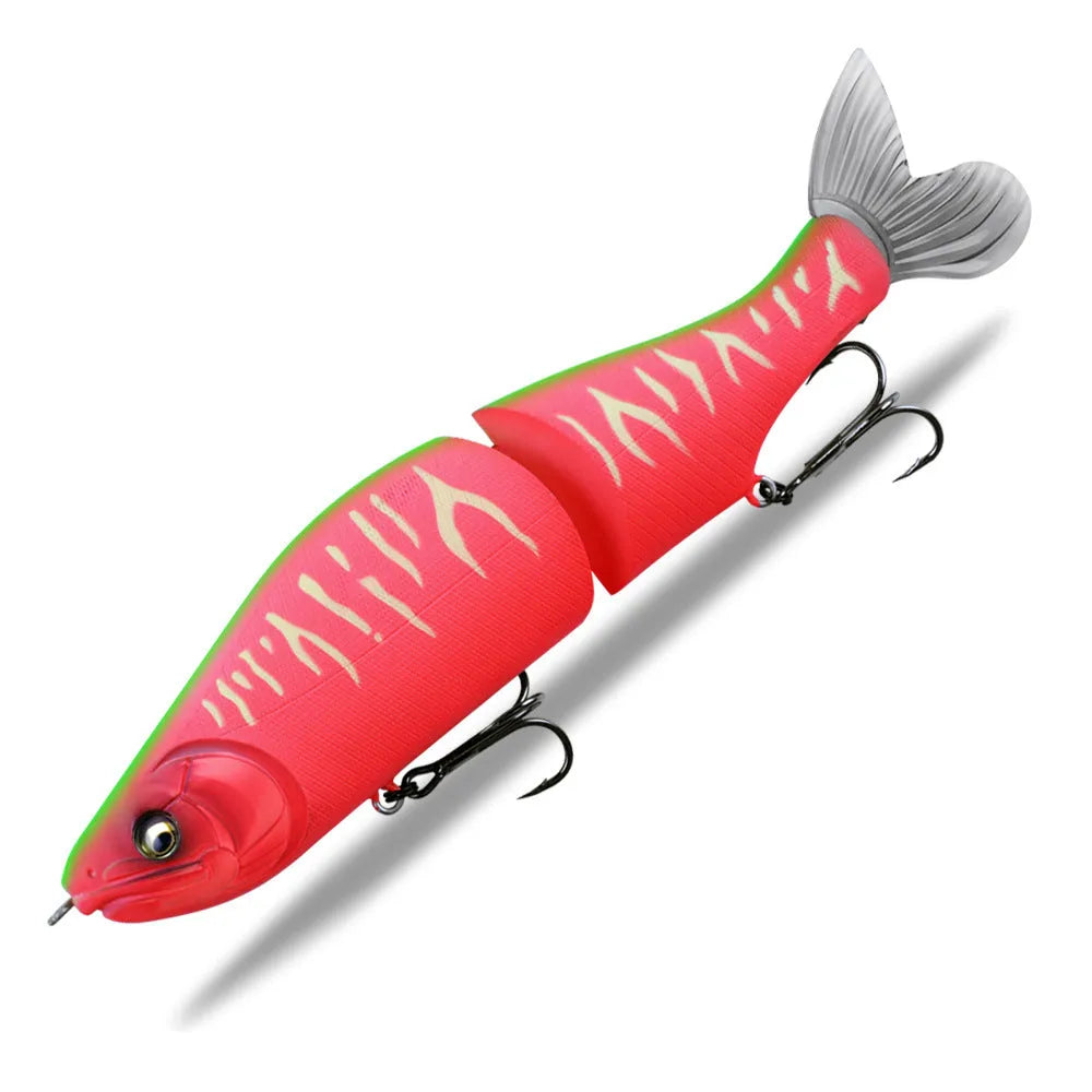 185mm soft plastic fishing bait showing colour variations for bass fishing