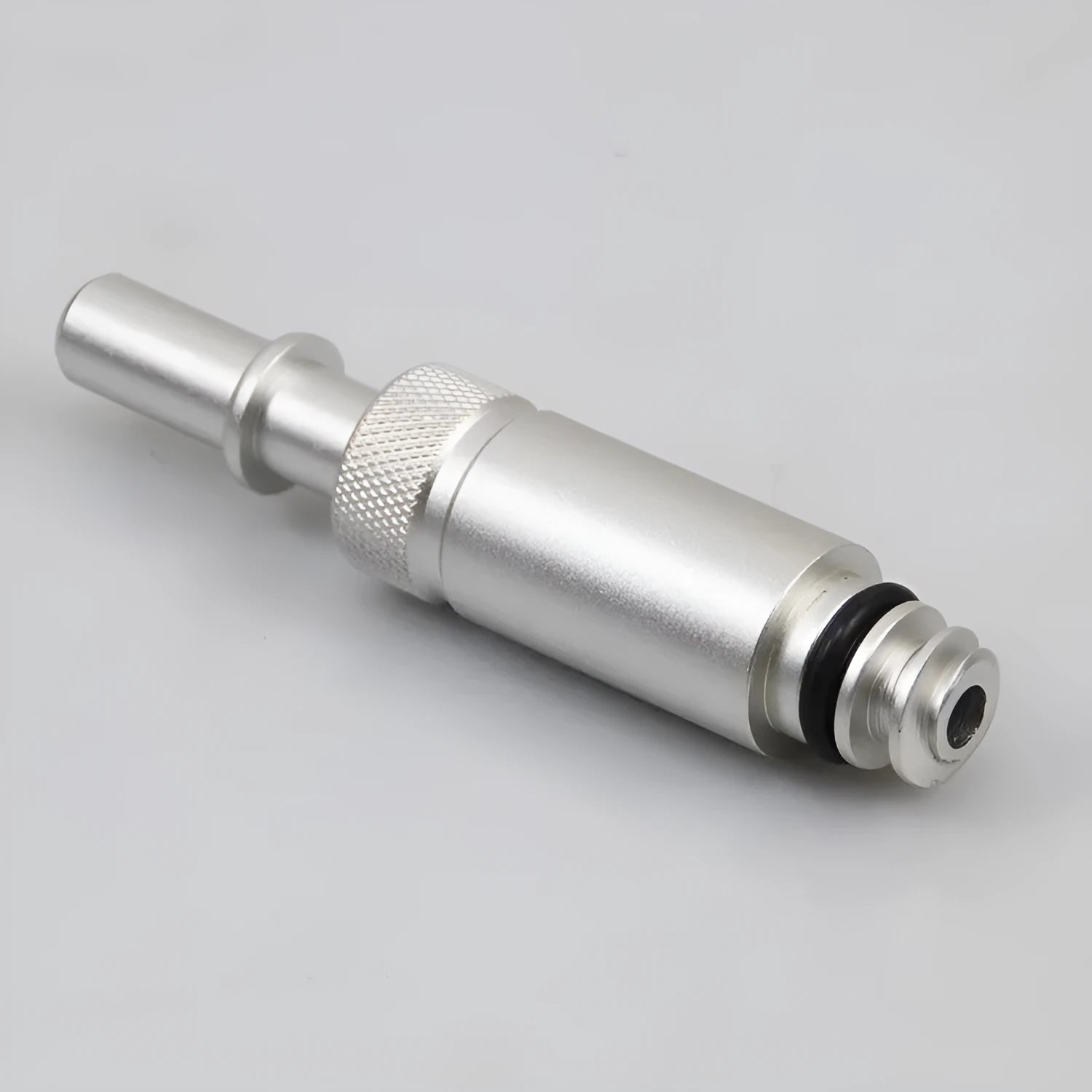 Silver metal VAS6262-9 transmission refuelling joint tool for automotive servicing.