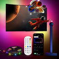 5 metre RGB ambience light strip with screen synchronisation for computer gaming rooms