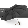 Three-fold automatic skull umbrella with black gold capsules colour, 100cm diameter, and steel handle