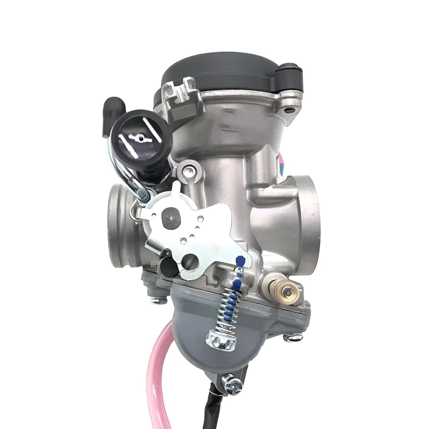 Replacement carburetor for Suzuki EN125 and Diamond Leopard HJ125K-2 motorcycles with manual or wire pull damper.