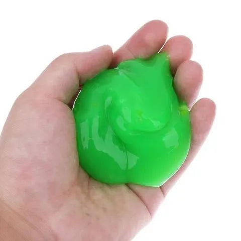 160g magic cleaning gel in boxed packaging showing blue, green, pink, and yellow colour options
