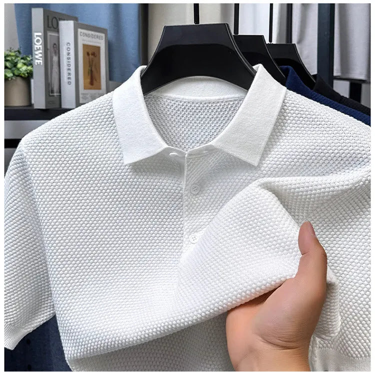 Loose fitting short sleeve cotton pullover sweater in various colours