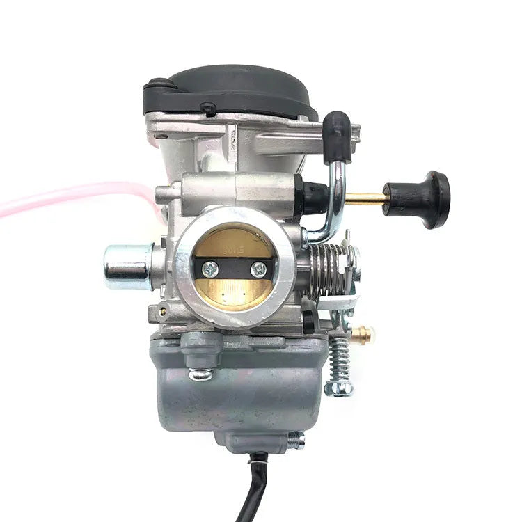 Replacement carburetor for Suzuki EN125 and Diamond Leopard HJ125K-2 motorcycles with manual or wire pull damper.