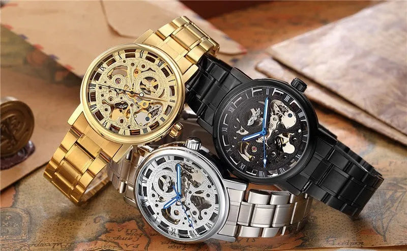 Automatic watch winder for men with alloy steel strip, 4.1cm face diameter, and five styles available