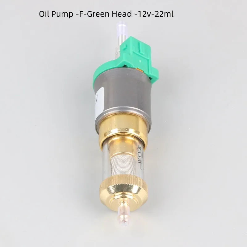 F type green headband oil filter for car parking heater with iron and plastic housing