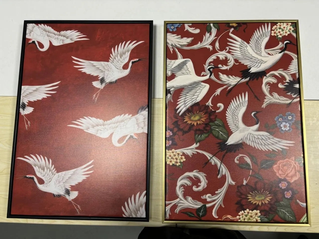Canvas wall art painting with PS frame in multiple size options and colour choices for home decoration