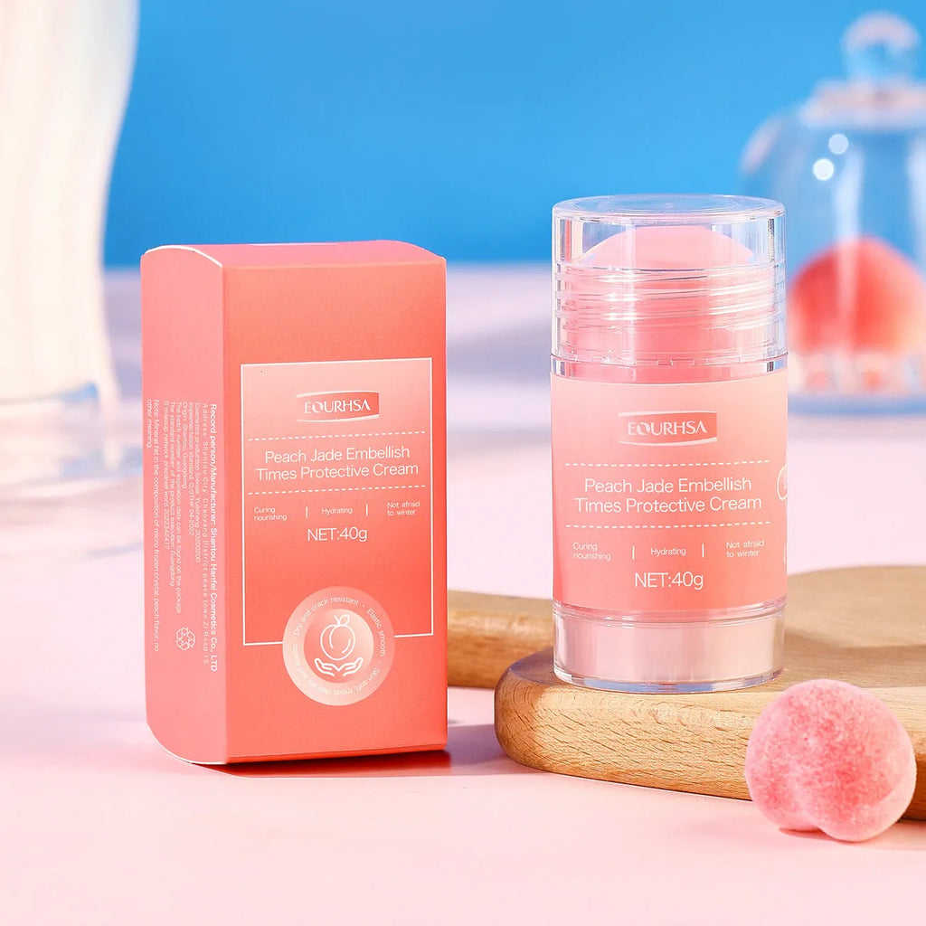 Moisturiser solid stick for dry hands and feet in various scent options