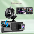 WiFi dash cam for car with front and rear recording on a 2-inch screen