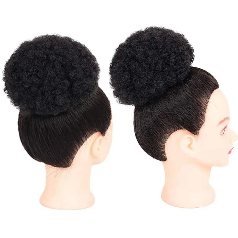 High temperature wire wig ponytail explosion hair in medium long natural style for ladies