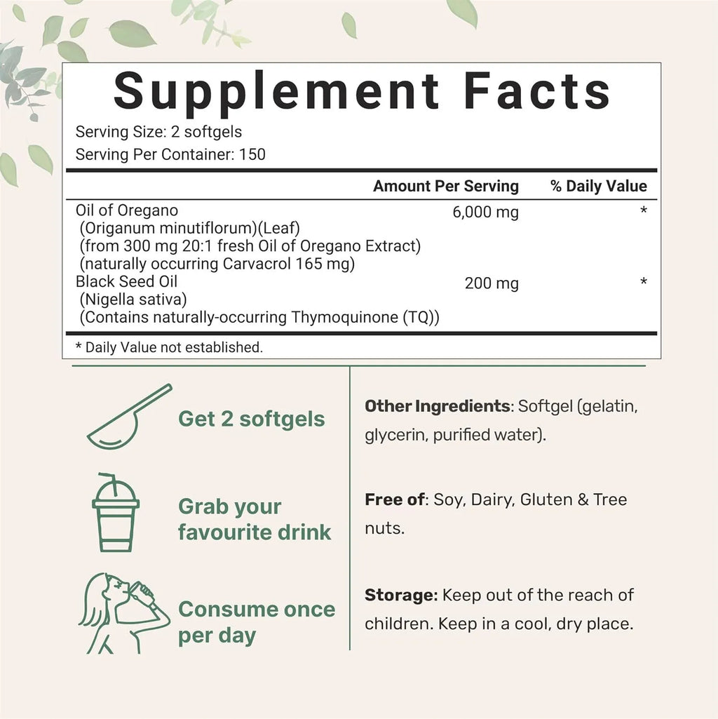Pack of Butter Black Seed Oil Soft Capsules, a dietary supplement for adults.