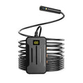 F300 WiFi dual lens endoscope with 5.5mm and 8mm waterproof probes, hook and magnet attachments.