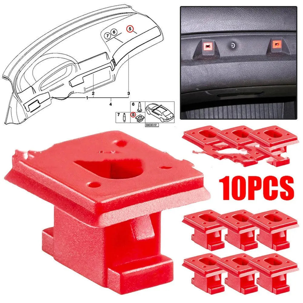 Plastic BMW door trim panel retaining clips for E46 E65 E83 models replacement set