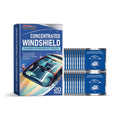 Box of 20 car windshield cleaning effervescent tablets with compact packaging