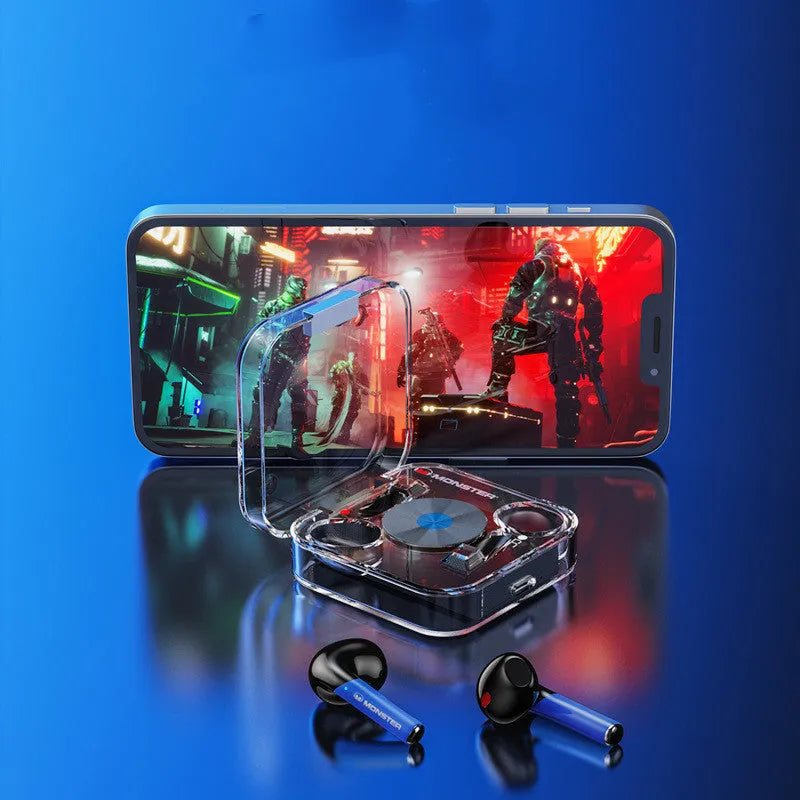 Wireless Bluetooth headset with private mould earplugs in four colour options