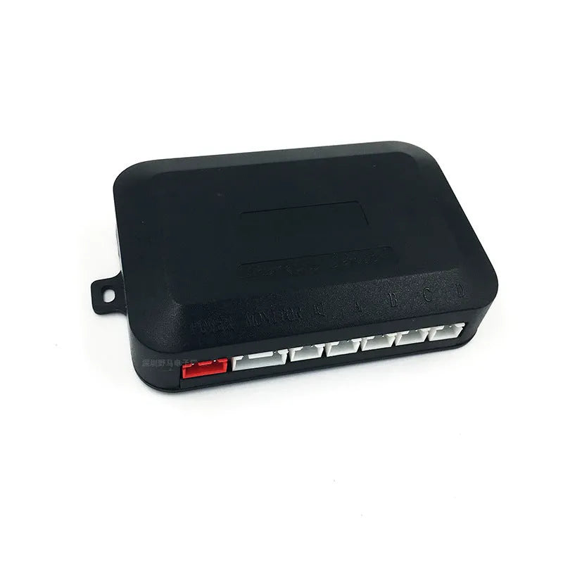 4-probe car parking sensor reversing radar system with buzzer alert module and installation tools