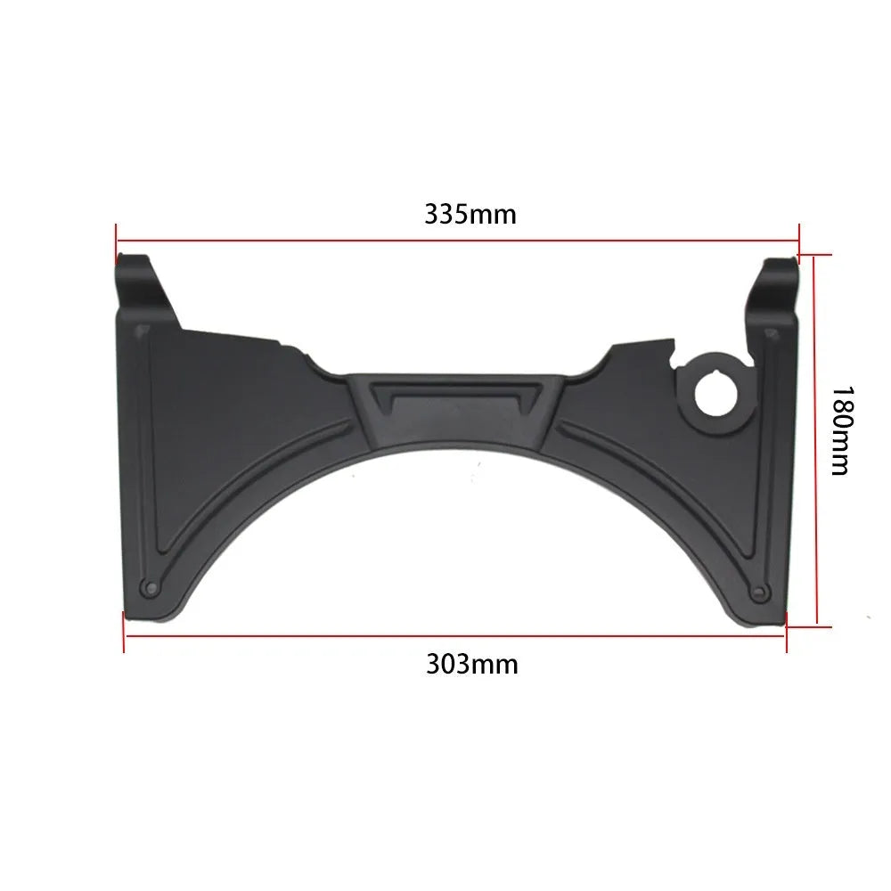 Black motorcycle cockpit fairing modification kit for BMW R1250GS and R1200GS models