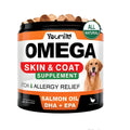 Bottle of 120 count chewable fish oil soft gel supplements with fruit flavouring