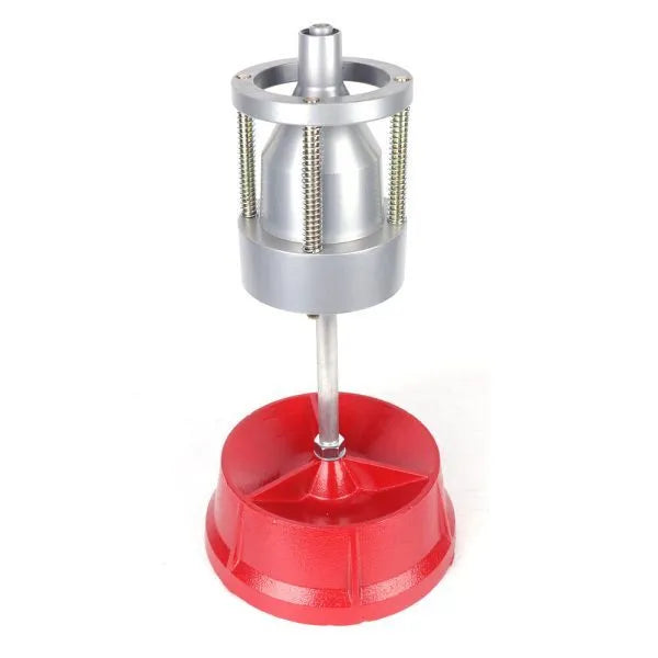 Portable aluminium hub balancer with bull's eye level for car and truck tyres
