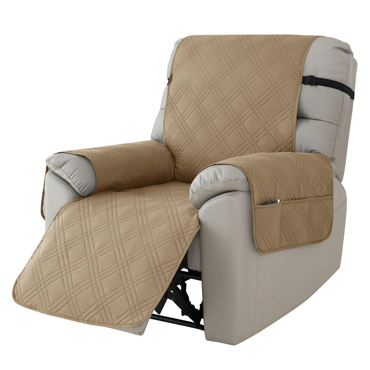 Waterproof quilted cover for a Chivas massage chair sofa in a choice of eight colours including burgundy and peacock blue.