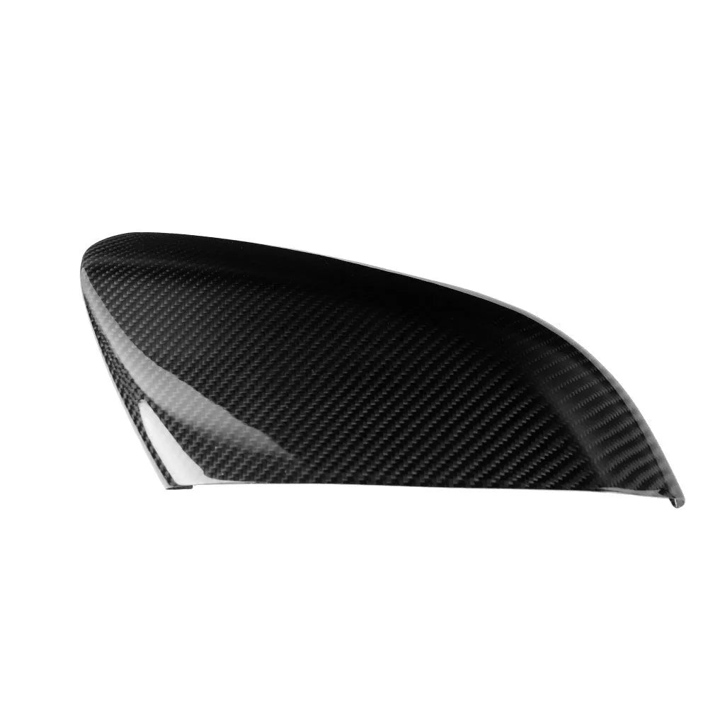 Carbon fiber rearview mirror shell sticker for Honda Civic 10th gen black 135x305mm