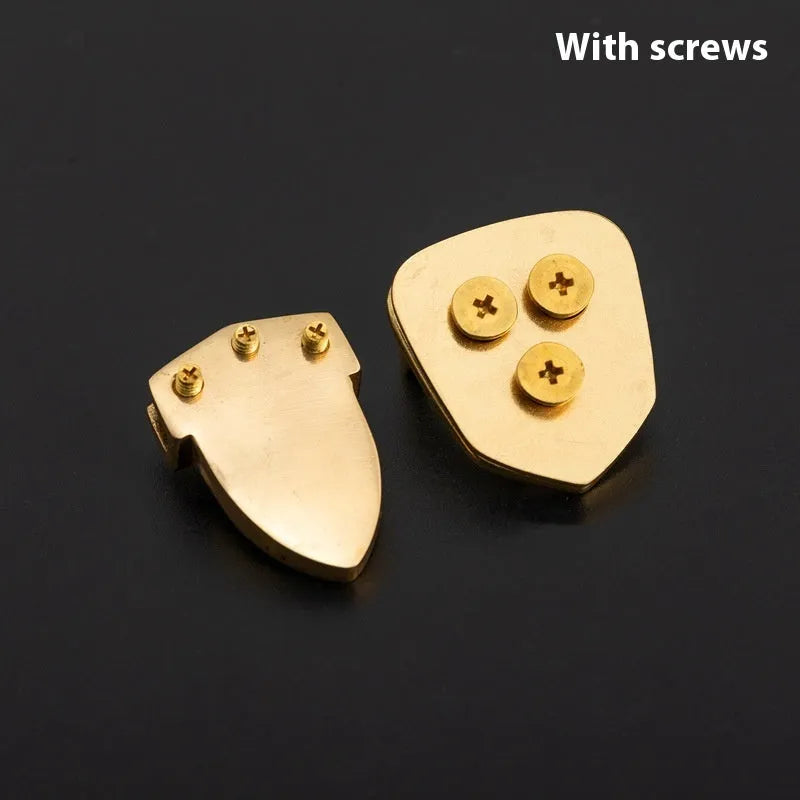 Pure brass bag hardware duck tongue mortise lock for luggage repair, 29.5mm by 26mm and 26mm sizes