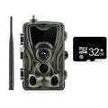 Outdoor waterproof surveillance camera with camouflage pattern and 1080p HD recording capability