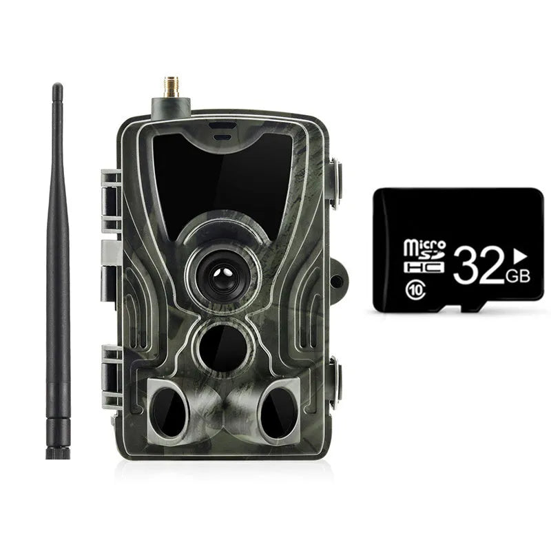 Outdoor waterproof surveillance camera with camouflage pattern and 1080p HD recording capability