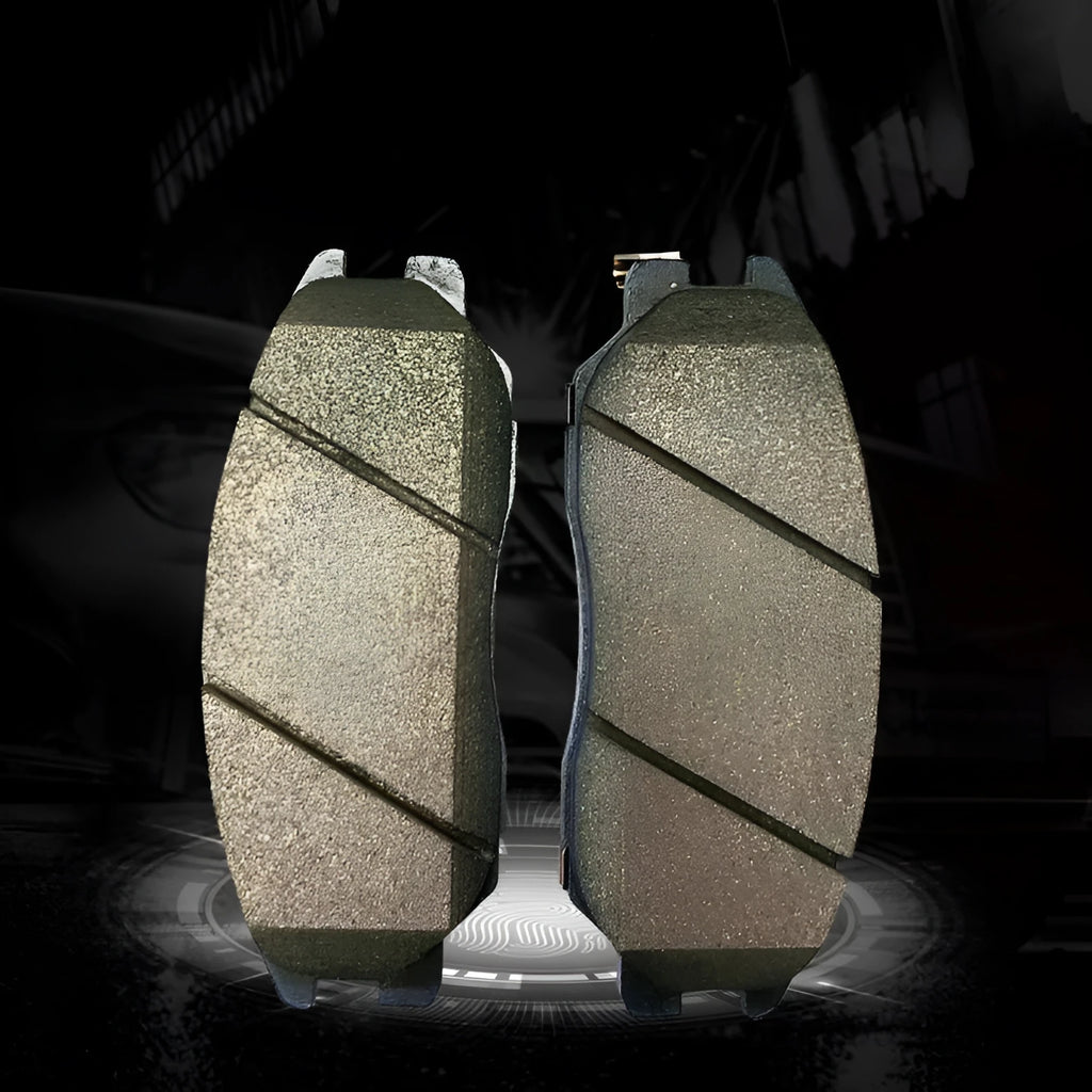 Metal brake pad for Aiteng Kyron Rester car, part numbers 4813009A10 and 4813008BA0