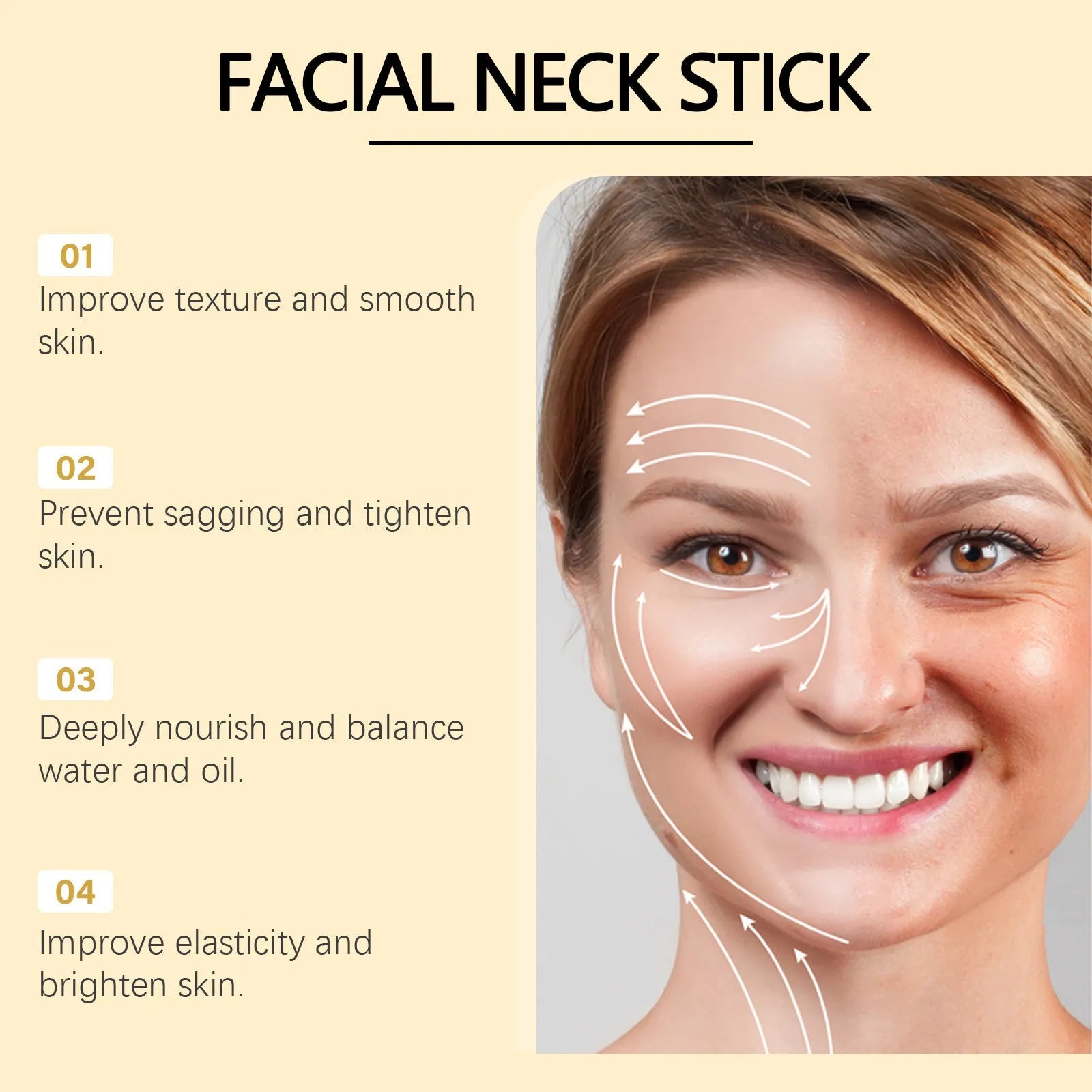 30g moisturising facial essence stick with twist-up base shown on a neutral background.