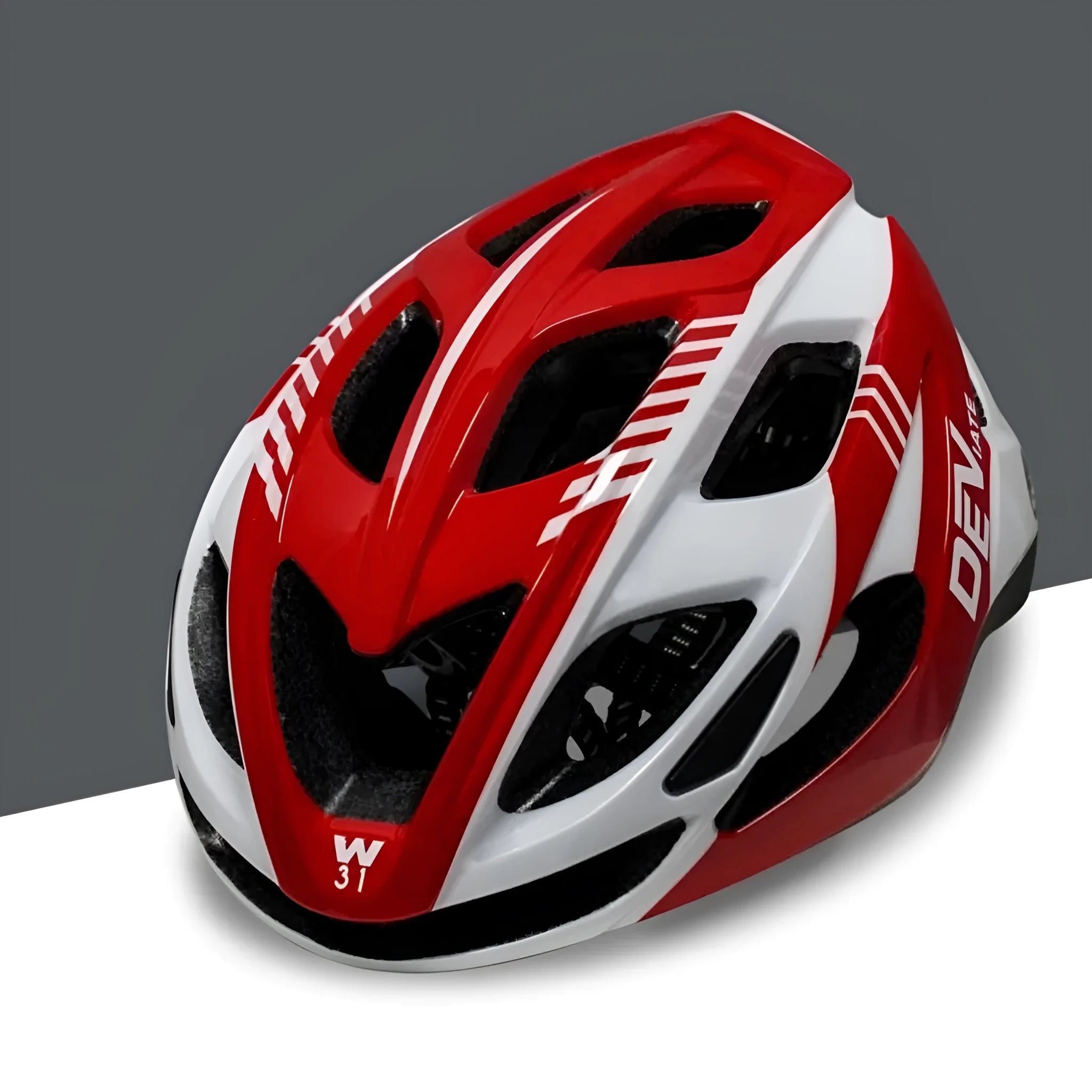 Plus size L adult cycling helmet with ultra-light breathable design in multiple two-tone colour options