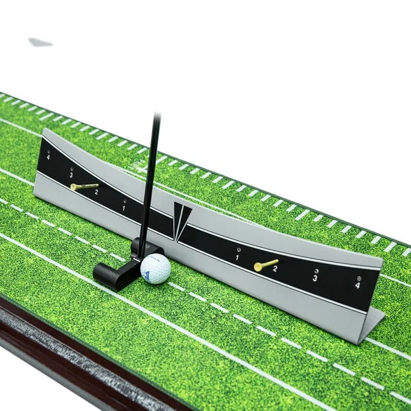 Adjustable PVC golf putter trajectory balance simulator for stroke training