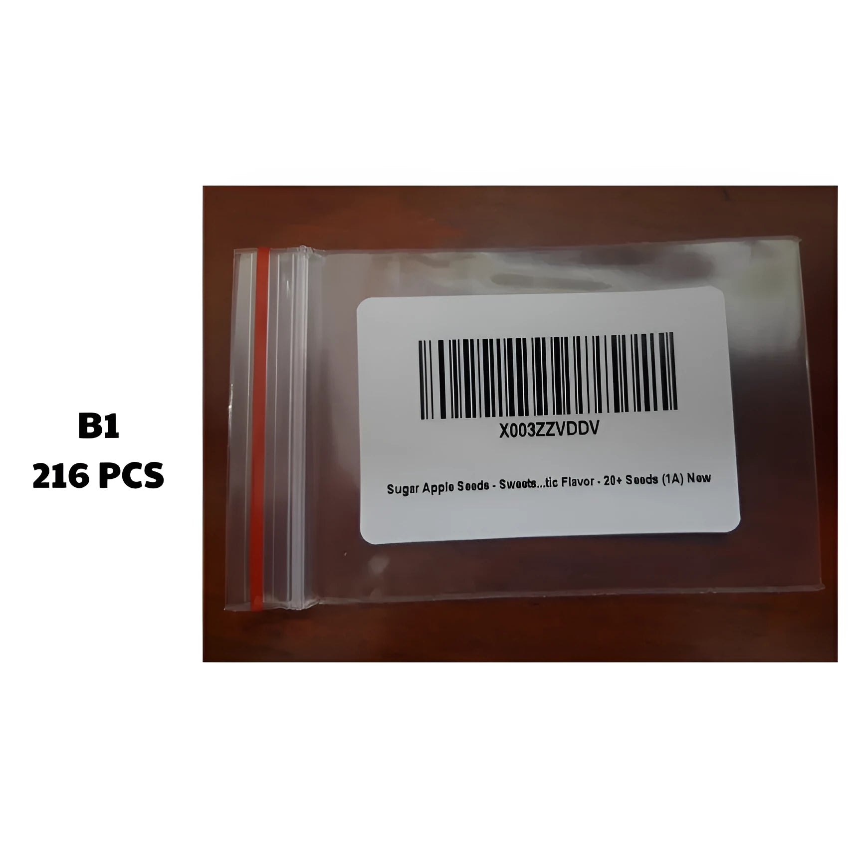 Bulk packet containing 216 SugarApple seeds for planting tropical custard apple trees