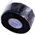 Black waterproof silicone repair tape, 3 metre roll, for leaky hoses, pipes and electrical insulation