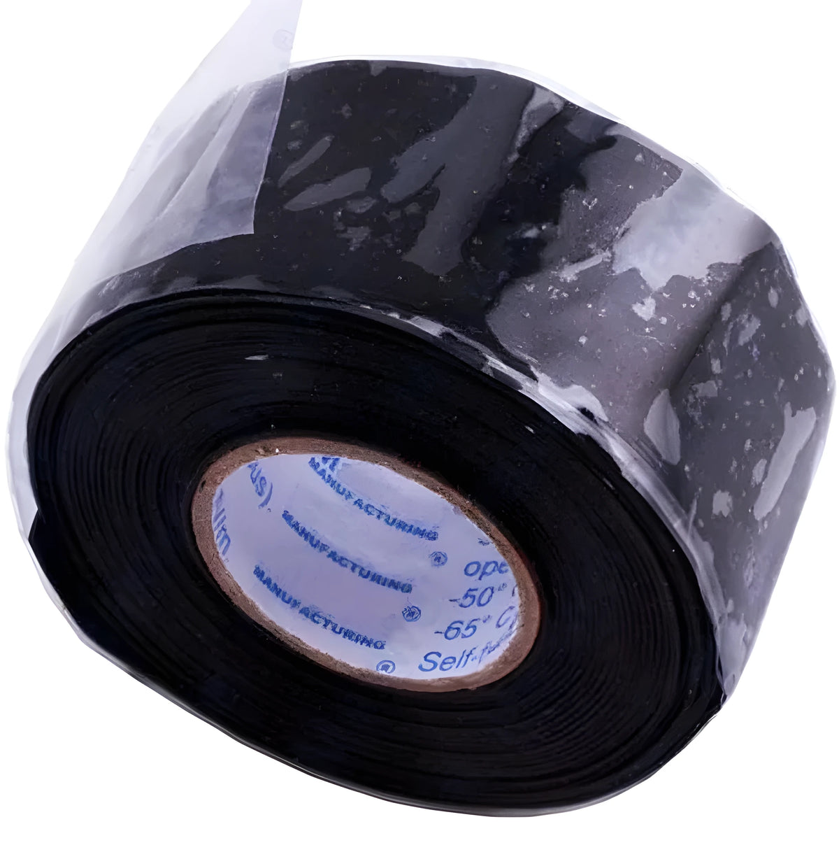 Black waterproof silicone repair tape, 3 metre roll, for leaky hoses, pipes and electrical insulation